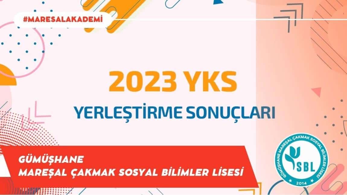 2023 YKS ÜNİVERSİTEYE YERLEŞTİRME SONUÇLARIMIZ