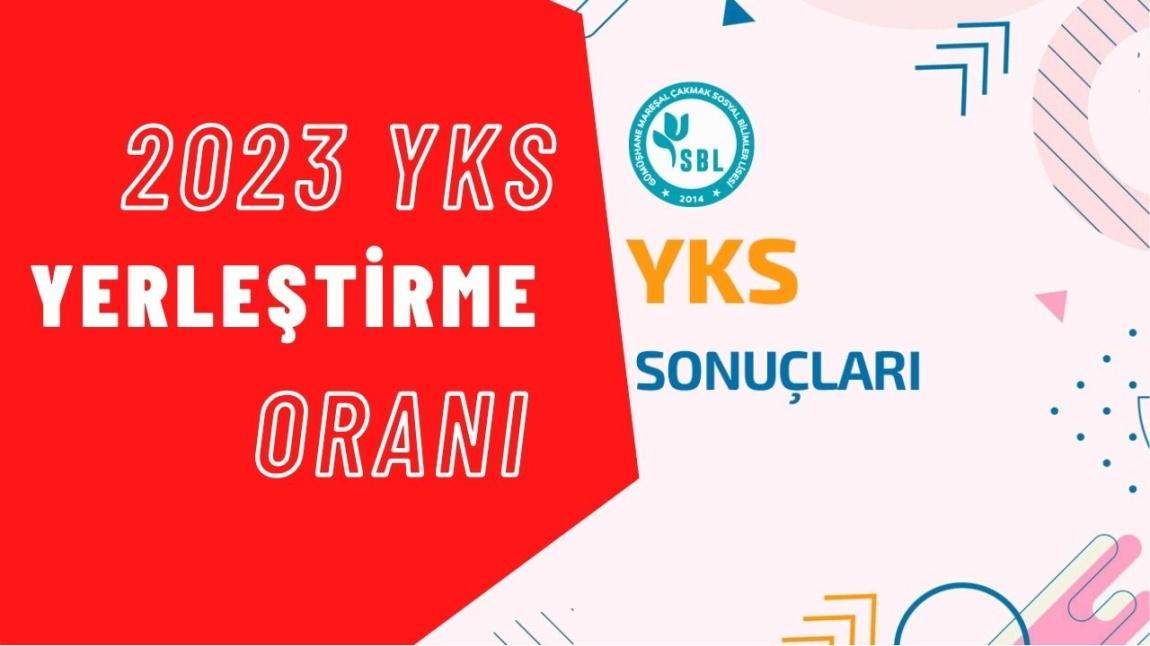 2023 ÜNİVERSİTEYE YERLEŞME ORANIMIZ