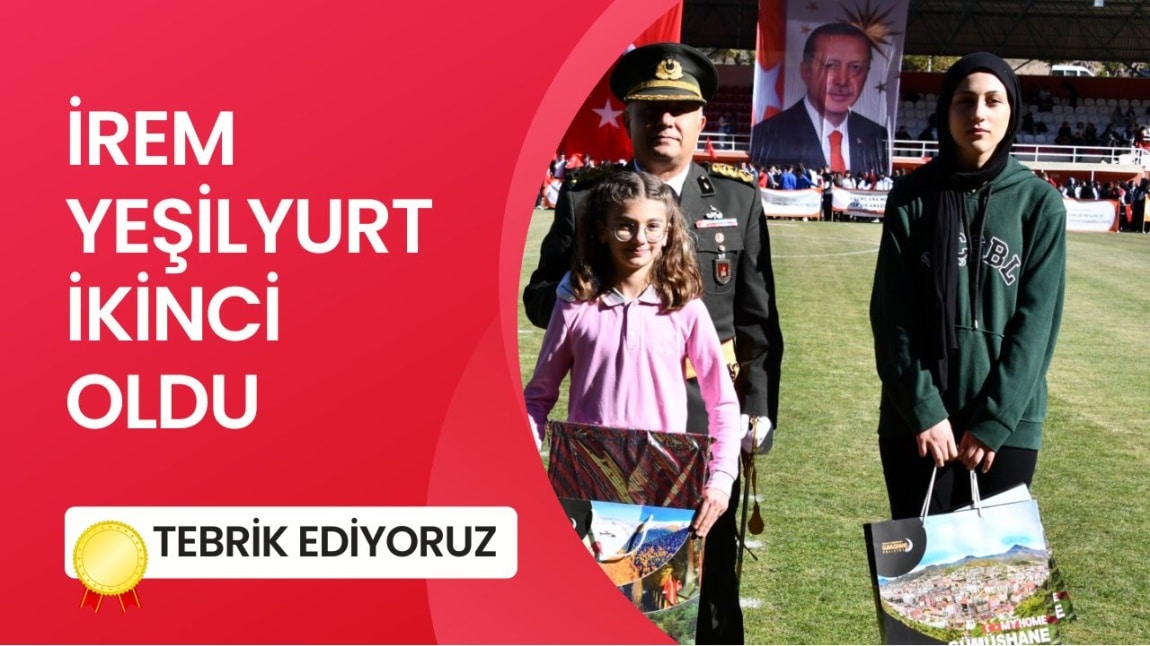 İREM YEŞİLTURT İKİNCİ OLDU